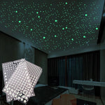 Luminous 3D Stars Dots Wall Sticker for Kids Room