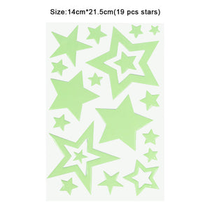 Luminous 3D Stars Dots Wall Sticker for Kids Room