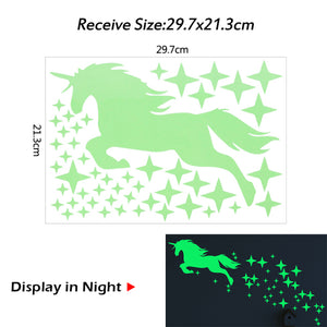 Luminous 3D Stars Dots Wall Sticker for Kids Room