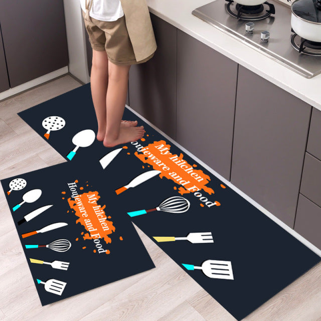 Fashion Simple Nordic Style Kitchen Mat Floor Carpet