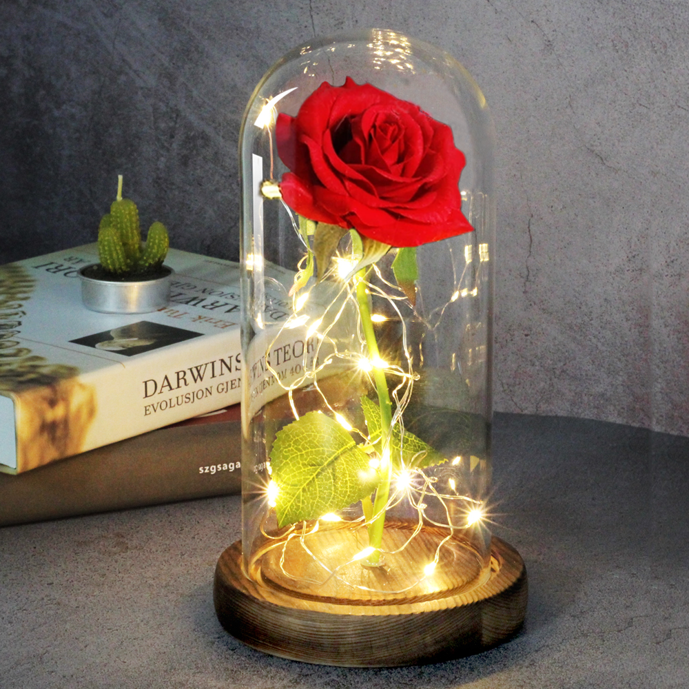 Home Decor Artificial Flowers Beauty And The Beast